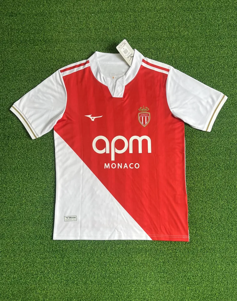AS Monaco 2025-26 Heimtrikot — main view