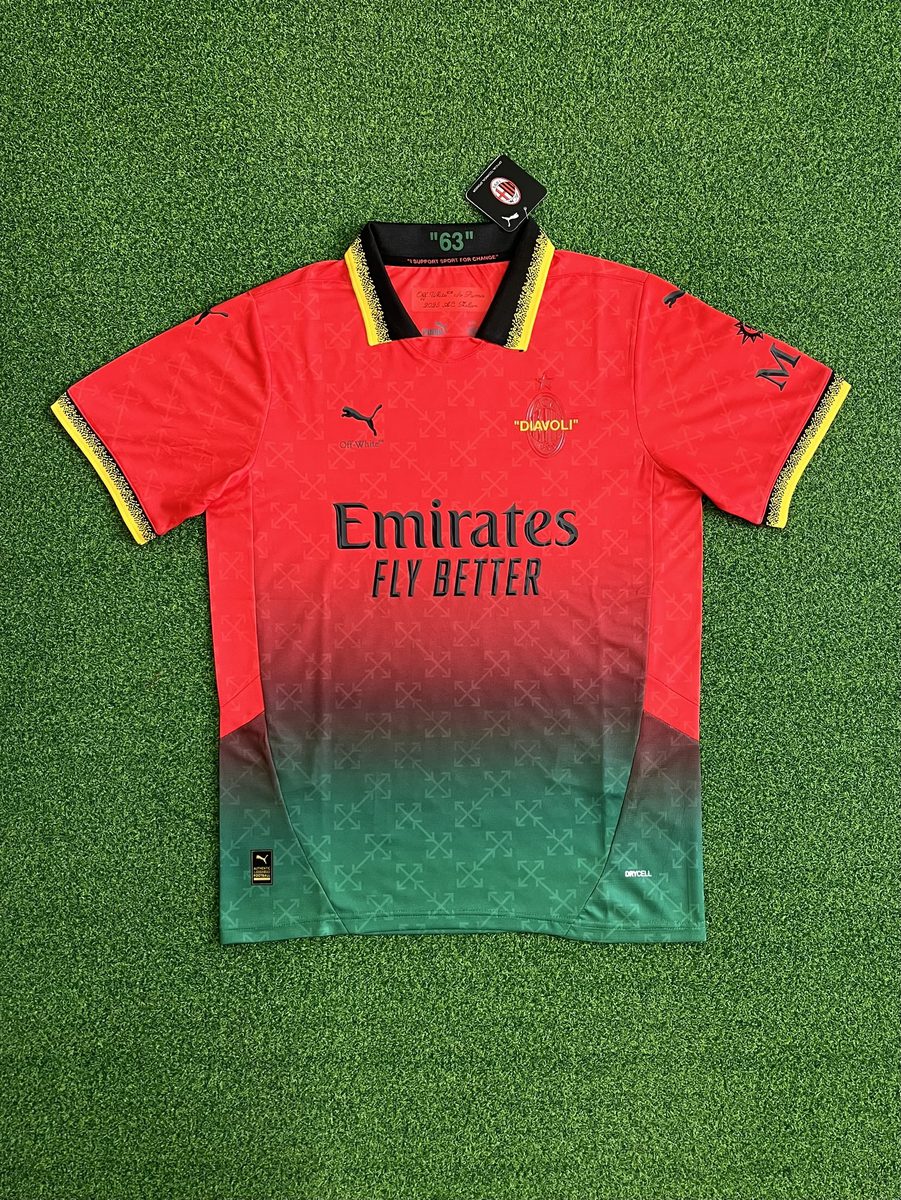 AC Milan Collaboration Edition Jersey - Red